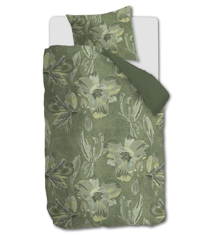 Kardol by Beddinghouse Symbiose Groen dekbedovertrek
