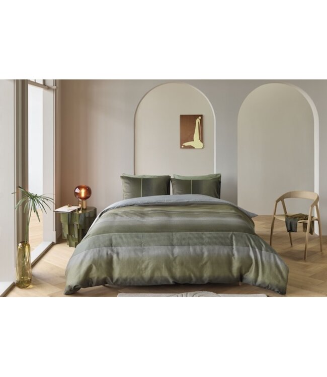 Kardol by Beddinghouse Charlottesville Groen dekbedovertrek