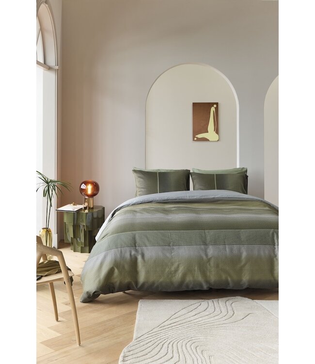 Kardol by Beddinghouse Charlottesville Groen dekbedovertrek