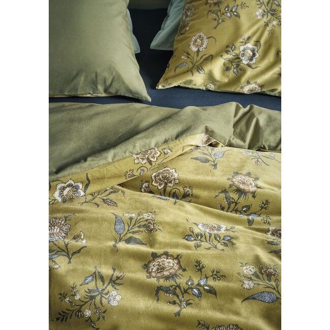 At Home by BeddingHouse Bygone Olive Green dekbedovertrek