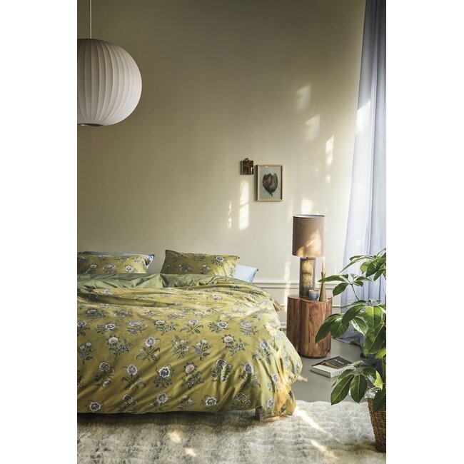 At Home by BeddingHouse Bygone Olive Green dekbedovertrek