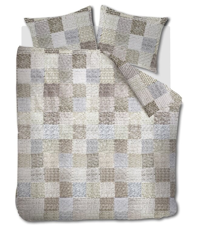 Ariadne at Home Patches Naturel dekbedovertrek