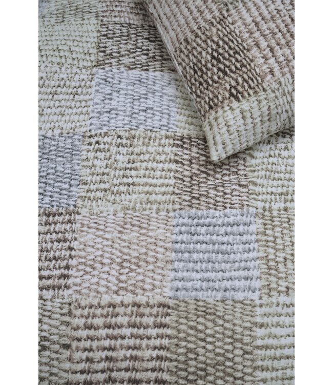 Ariadne at Home Patches Naturel dekbedovertrek