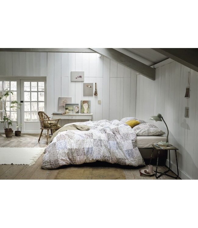 Ariadne at Home Patches Naturel dekbedovertrek