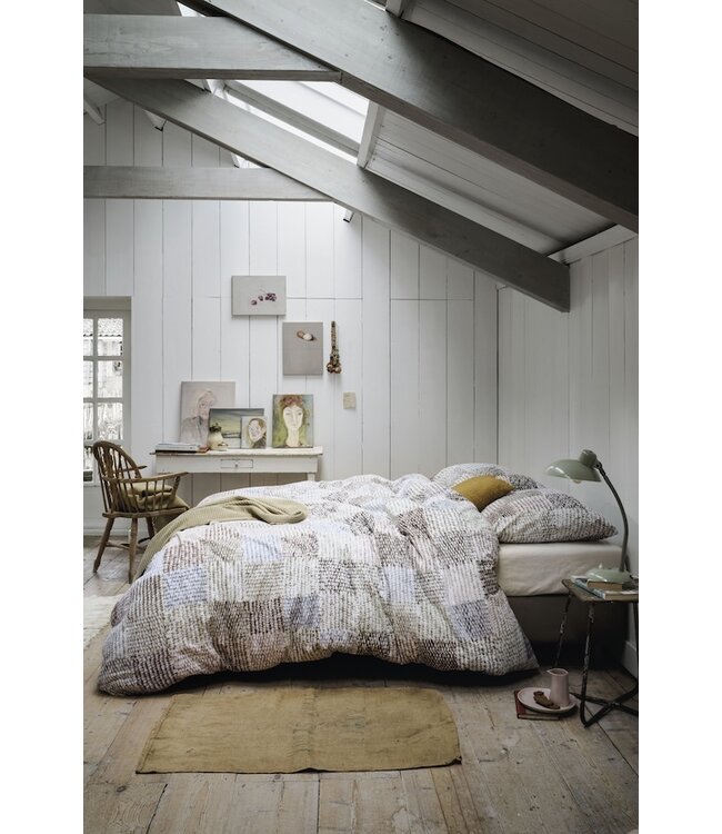 Ariadne at Home Patches Naturel dekbedovertrek