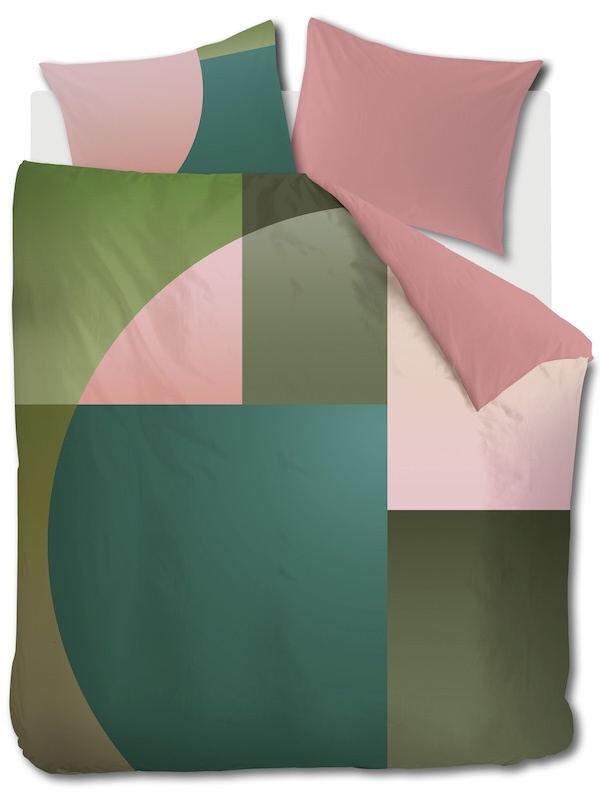 Beddinghouse Dutch Design Abbey Road Groen dekbedovertrek