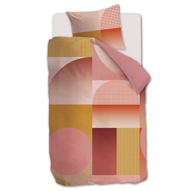 Beddinghouse Dutch Design Sunset Boulevard Koraal dekbedovertrek