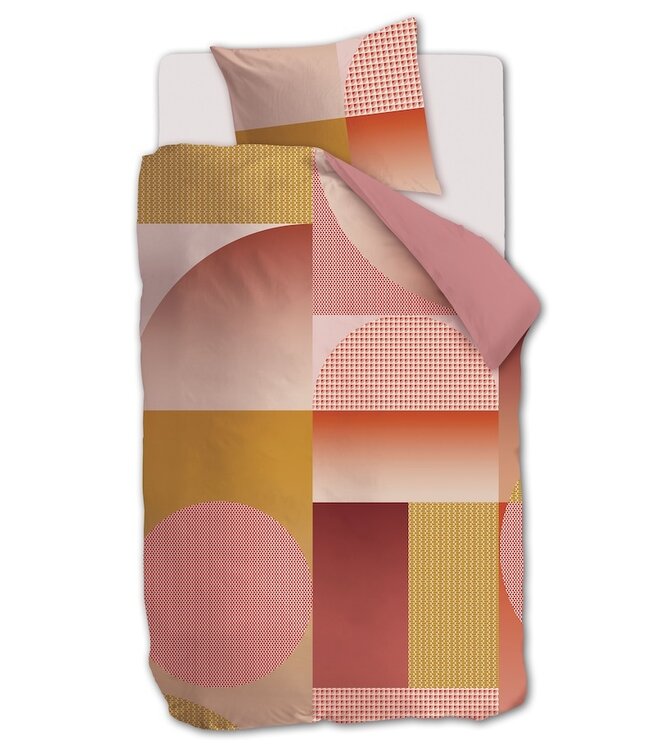 Beddinghouse Dutch Design Sunset Boulevard Koraal dekbedovertrek