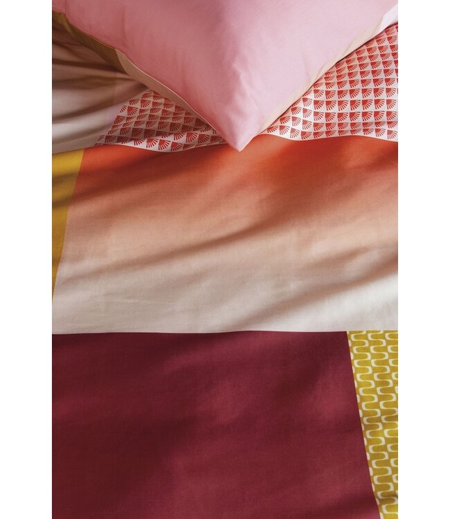 Beddinghouse Dutch Design Sunset Boulevard Koraal dekbedovertrek