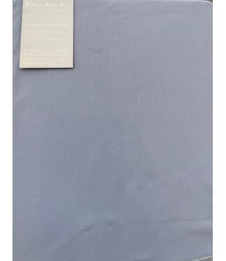 Vandyck Vandyck Jersey Supreme Hoeslaken Met.Blue 1 persoons