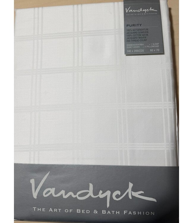 Vandyck Purity 62 white 140x200/220