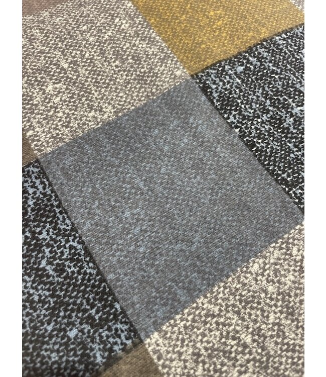 Essenza Flanel Block Dekbedovertrek 240x20/220. *OUTLET*