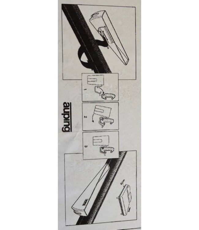 Auping Royal Klem voor afstandbediening set van 2