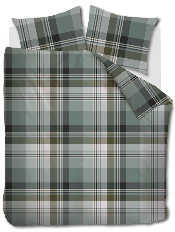 Beddinghouse Vernon Groen dekbedovertrek