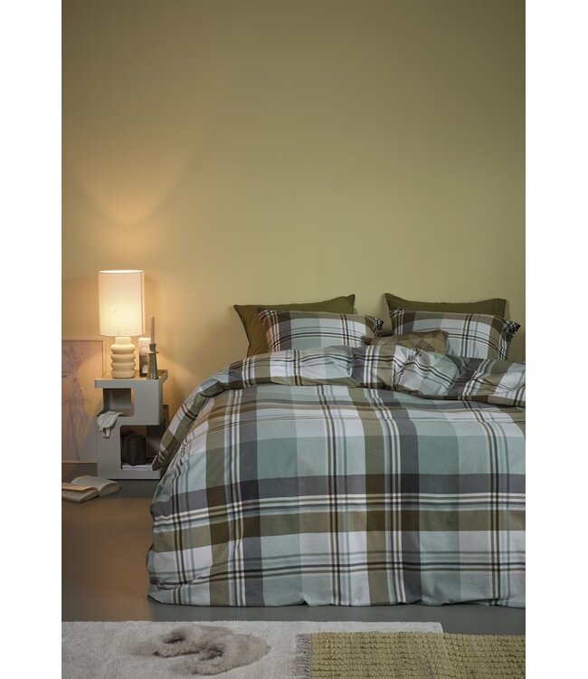 Beddinghouse Vernon Groen dekbedovertrek