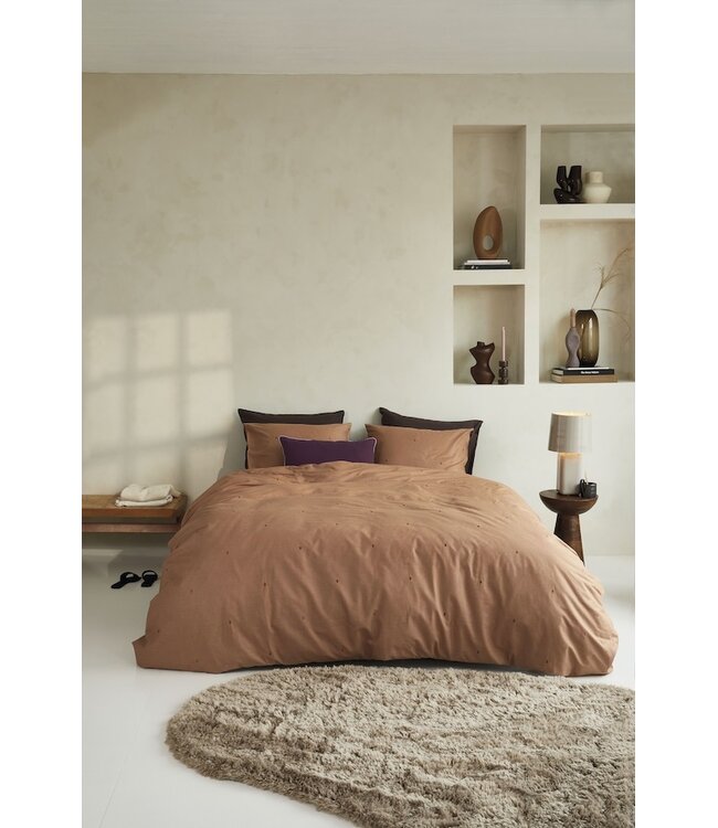 Beddinghouse Monsoon Licht terra dekbedovertrek