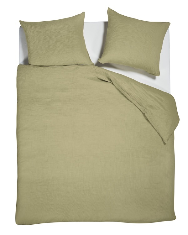 Beddinghouse Mist Zand dekbedovertrek