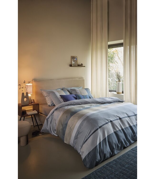 Beddinghouse Marthe Blauw dekbedovertrek
