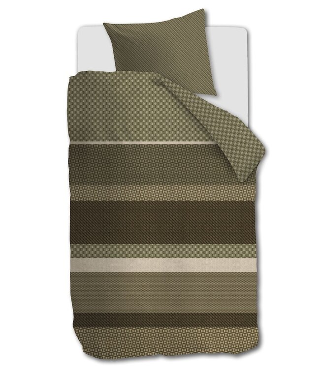Beddinghouse Fera Groen dekbedovertrek