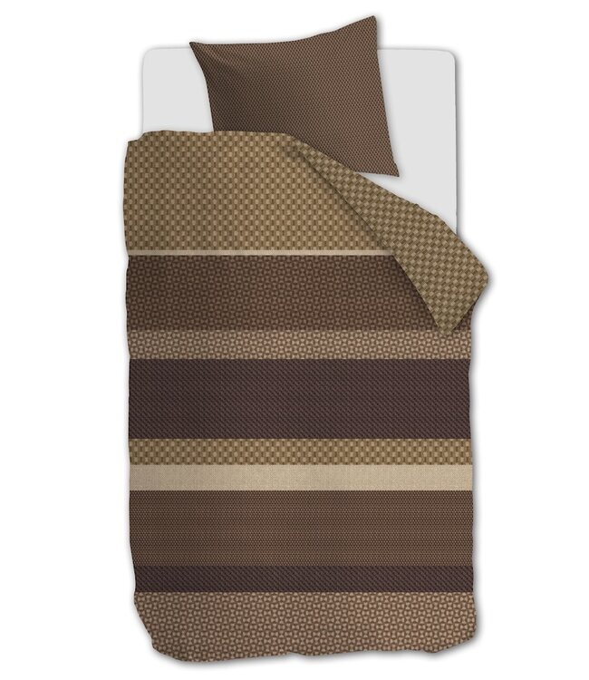 Beddinghouse Fera Bruin dekbedovertrek
