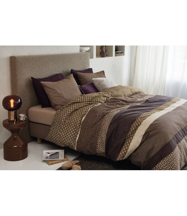 Beddinghouse Fera Bruin dekbedovertrek