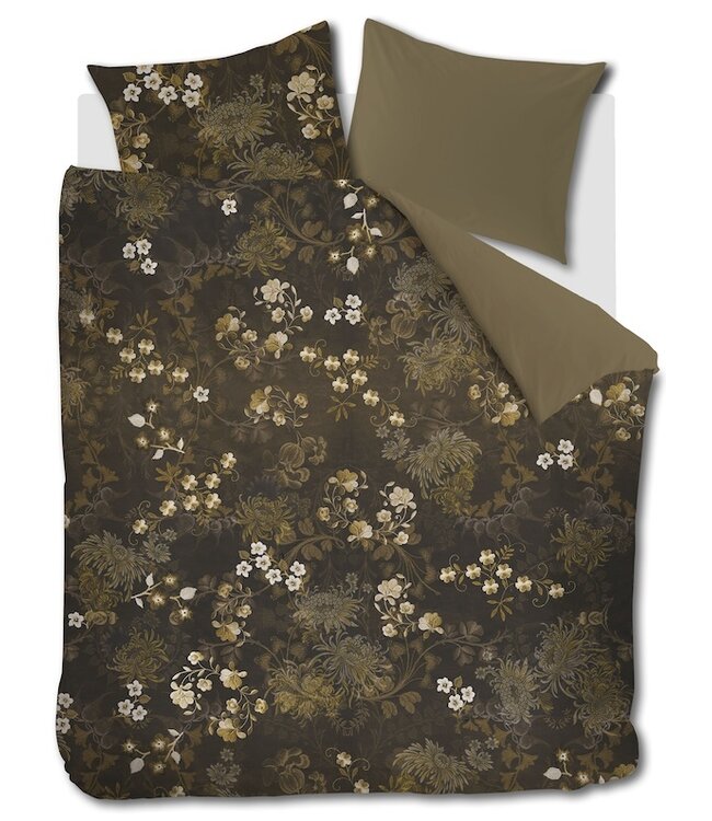 Beddinghouse Darcy Olive Green dekbedovertrek