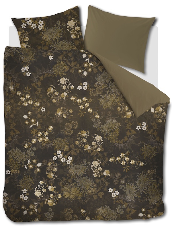 Beddinghouse Darcy Olive Green dekbedovertrek