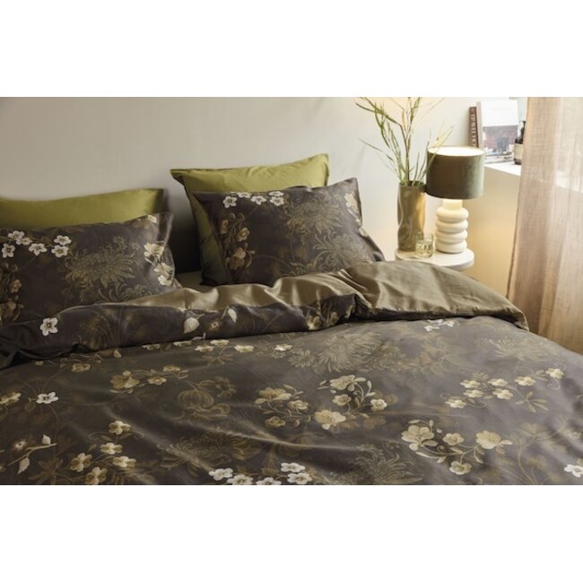 Beddinghouse Darcy Olive Green dekbedovertrek
