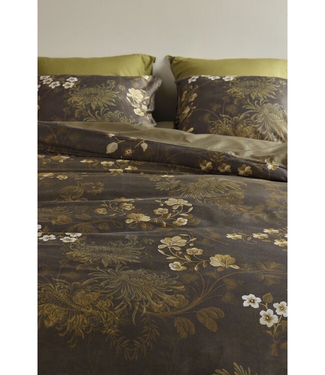 Beddinghouse Darcy Olive Green dekbedovertrek