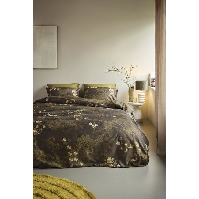 Beddinghouse Darcy Olive Green dekbedovertrek
