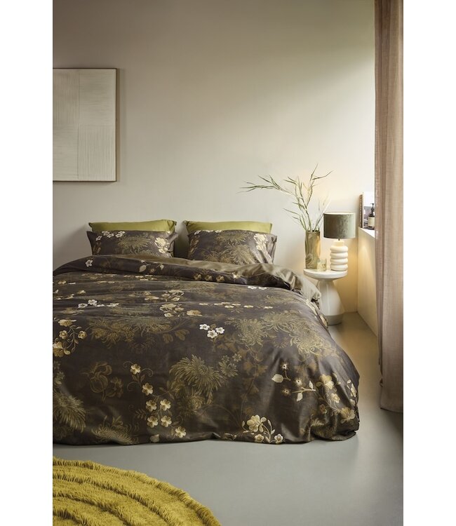 Beddinghouse Darcy Olive Green dekbedovertrek