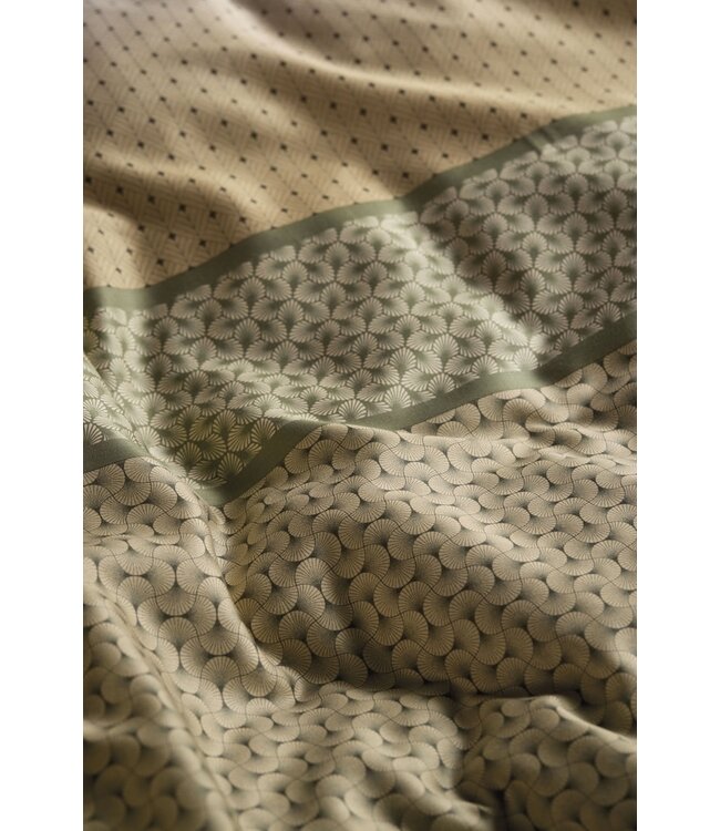 Beddinghouse Carter Groen dekbedovertrek