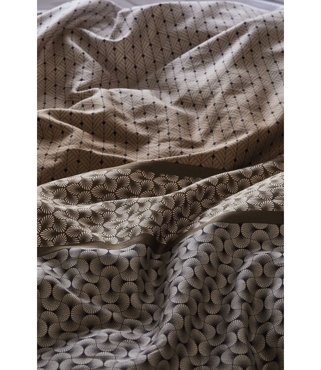 Beddinghouse Carter Bruin dekbedovertrek