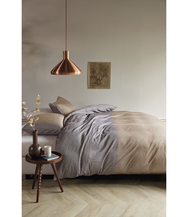 Beddinghouse Anani Taupe dekbedovertrek