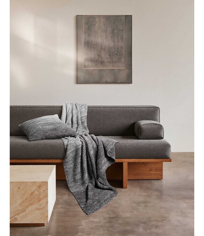 Marc O'Polo Nordic knit Melange Anthracite Sierkussen