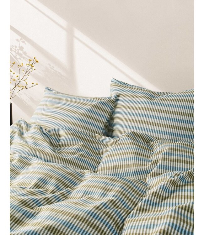 Marc O'Polo Olle Denim blue Kussensloop