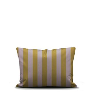 Essenza Essenza Minte Stripe Pale Purple - Olive Kussensloop
