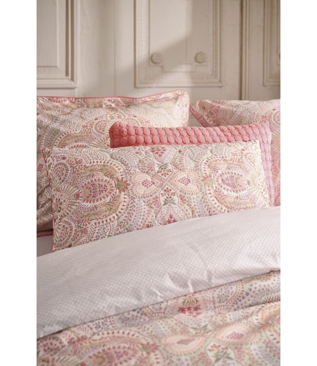 Pip Studio Moon Flower Quilted Licht roze sierkussen