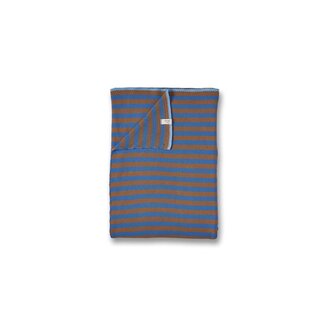 Pip Studio Pip Studio Bonsoir Stripe Throw Blauw plaid