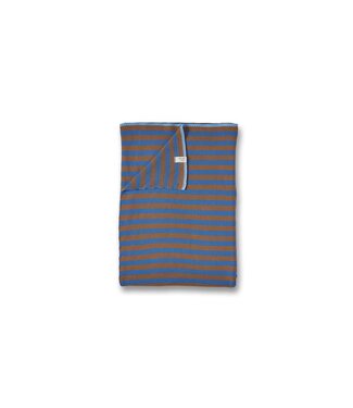 Pip Studio Pip Studio Bonsoir Stripe Throw Blauw plaid