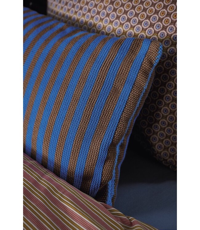 Pip Studio Bonsoir Stripe Blauw sierkussen