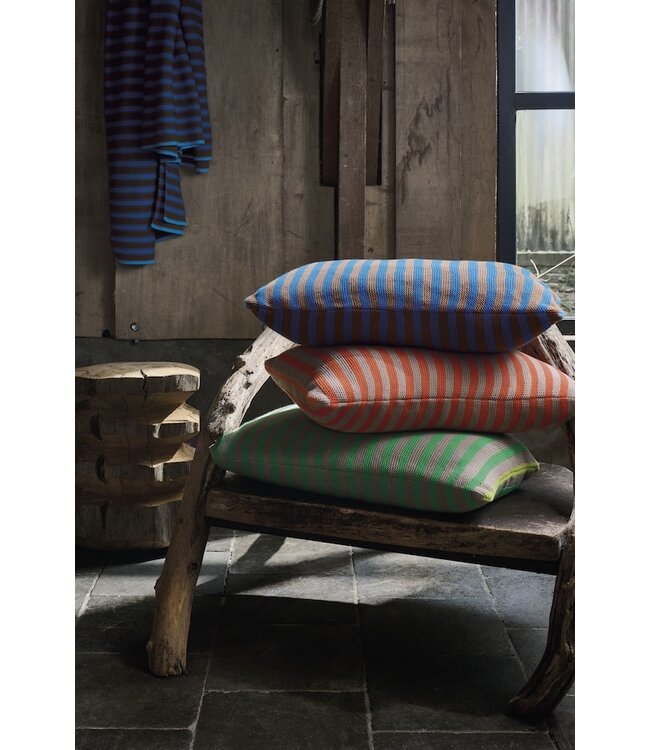 Pip Studio Bonsoir Stripe Blauw sierkussen