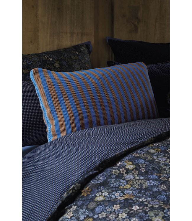 Pip Studio Bonsoir Stripe Blauw sierkussen