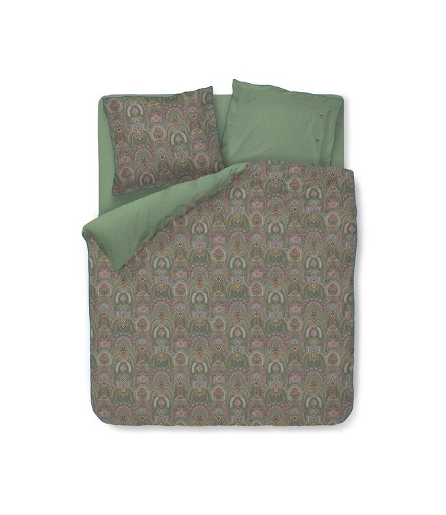 Pip Studio Little Jabali Groen kussensloop