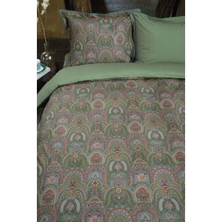 Pip Studio Pip Studio Little Jabali Groen kussensloop
