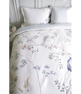 Pip Studio Pip Studio Bamboo Blossom Wit kussensloop