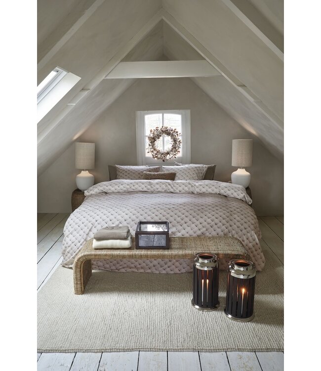 Rivièra Maison Woven Wool Naturel kussensloop