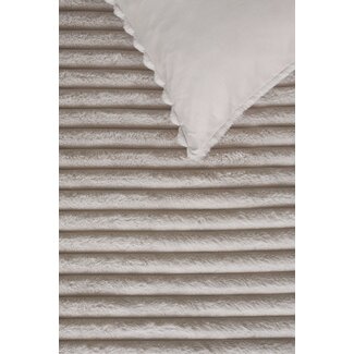 Rivièra Maison Rivièra Maison Furry Stripes Gebroken wit kussensloop