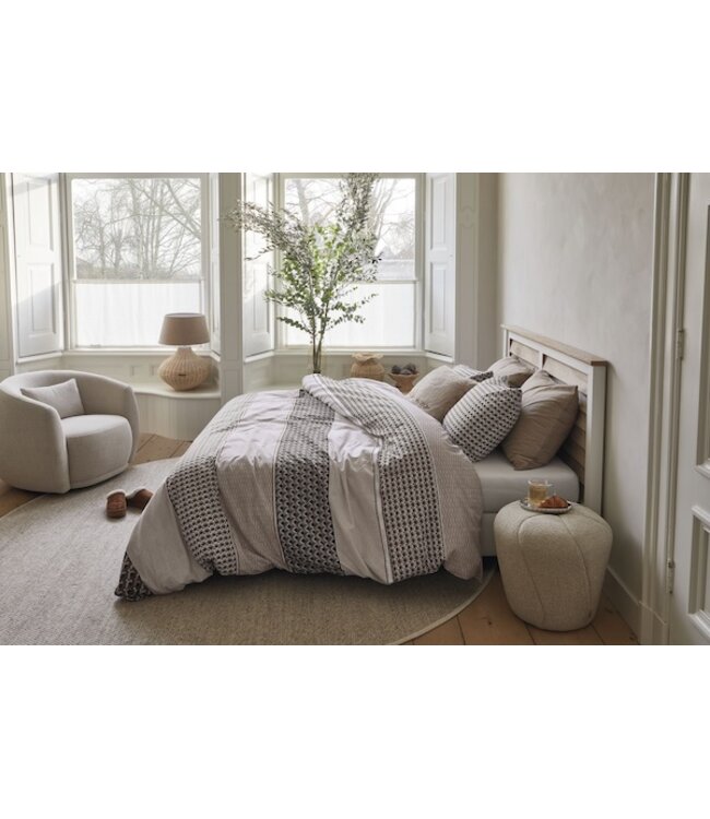 Rivièra Maison Lawrence Bruin kussensloop