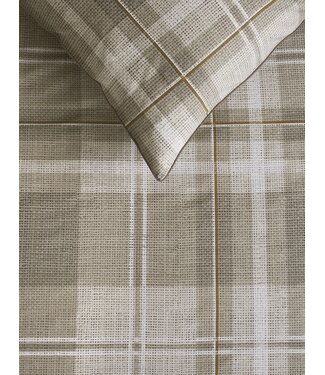 Rivièra Maison Rivièra Maison Tartan Check Zand kussensloop